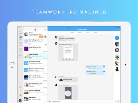 Moxtra screenshot