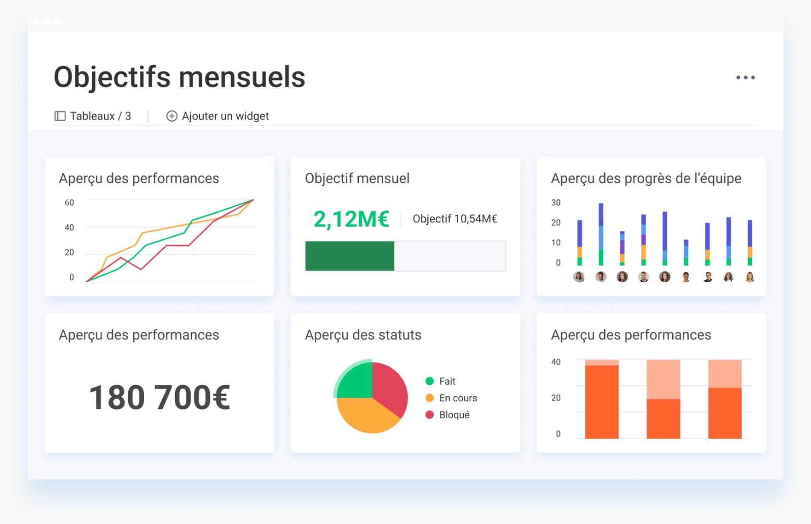 monday.com screenshot