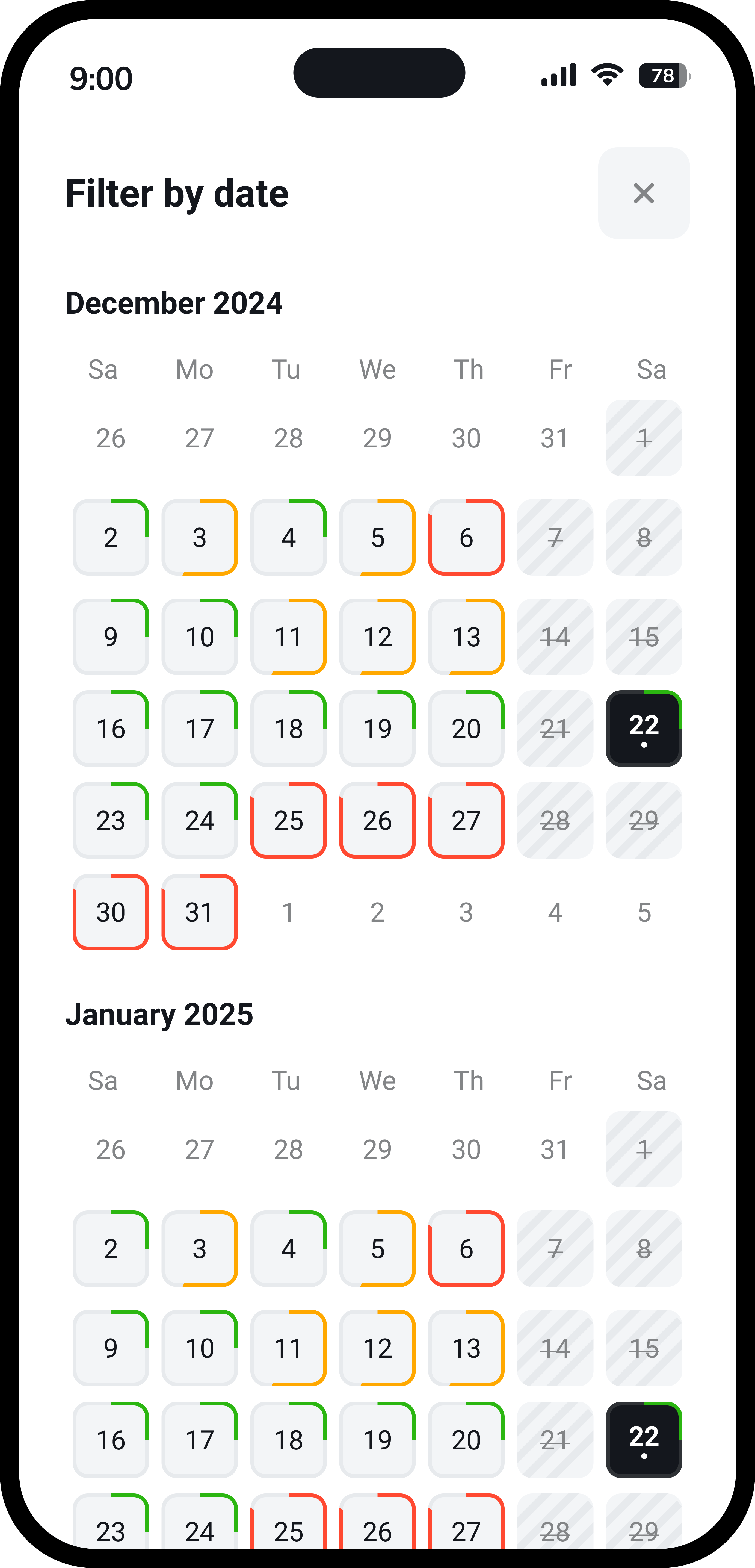 Easyweek screenshot